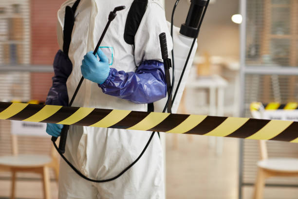 Professional Biohazard Cleanup technician working in Mount Pleasant, MI